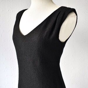 Banana Republic Black Bouclé Sheath Dress